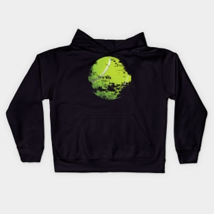 Tennis ball under construction Kids Hoodie